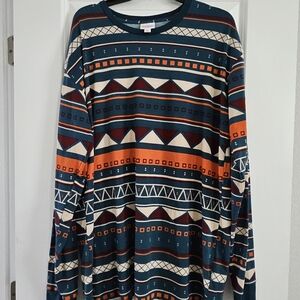Lularoe Hudson shirt top xl 1x southwestern